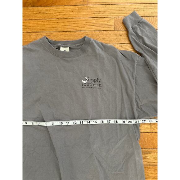 Simply Southern Women’s Long Sleeve T-Shirt XL Gray Life is an Adventure Jeep - Picture 6 of 8